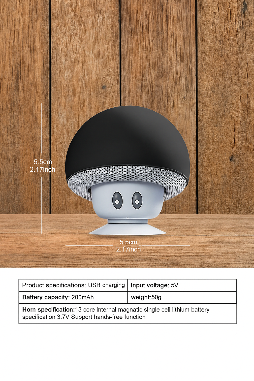 Mini Mushroom Bluetooth Speaker