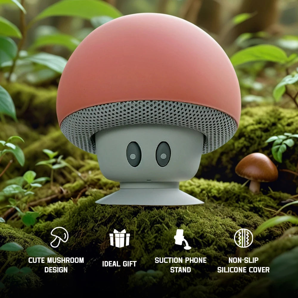 Mini Mushroom Bluetooth Speaker